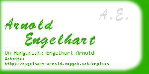 arnold engelhart business card